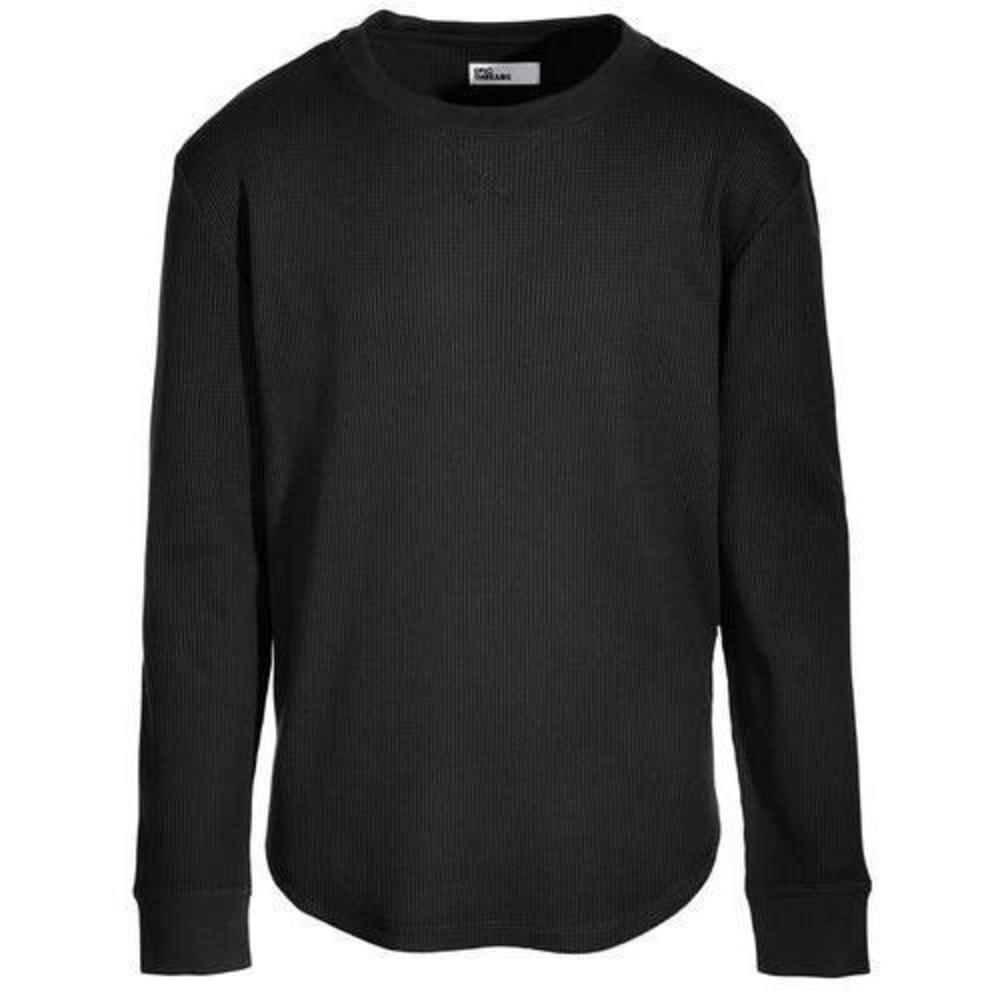Epic Threads Little Boys Solid Thermal T-shirt, Created for Macy's - Deep Black